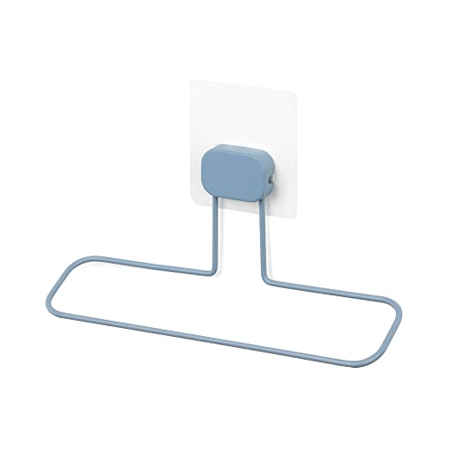 Compactor - Toallero Adhesivo sin taladros, reposicionable para baño y Cocina, Metal con Pintura en Polvo, 25,5 x 6 x 16,5 cm, Color Azul, GRENA (Talla M)