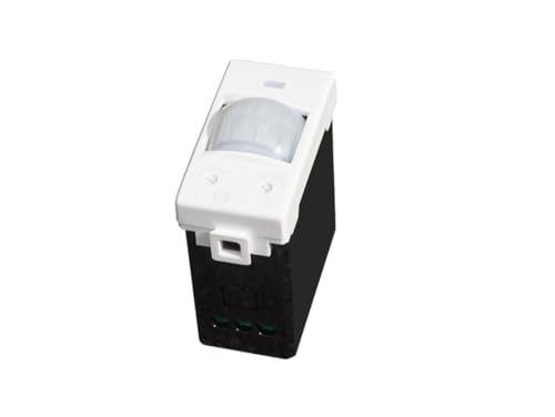 ETTROIT SENSORE DI MOVIMENTO 1 MODULO BIANCO CON REGOLAZIONE TEMPO/LUX COMPATIBILE CON SERIE MATIX – SKU MT1800
