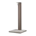 Fontana in metallo da Giardino Esterno completa di base in cemento BEL FER modello 42/QBM colore TORTORA