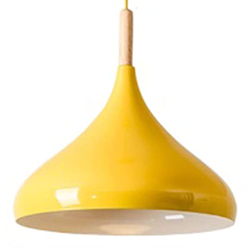 Luminaire suspendu en bois vintage et industriel pour cuisine et îlot