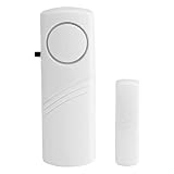 Fácil Instalación --- Fácil instalación con cinta, no se requieren herramientas adicionales, instalación rápida y fácil. Asegúrese de que su hogar sea seguro con el sensor de movimiento de detección magnética inalámbrico con una excelente función de alarma antirrobo.