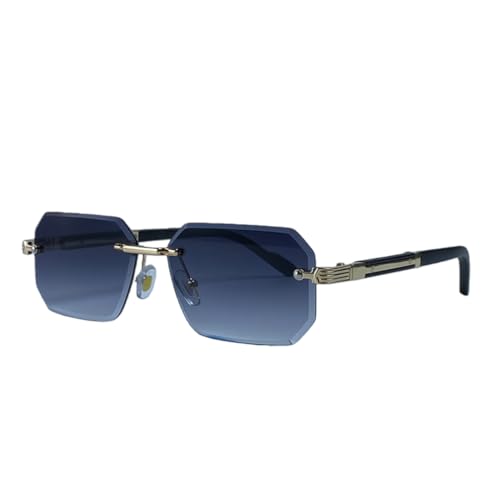 Lunettes de soleil punk sans monture homme résolvant la fatigue visuelle avec style
