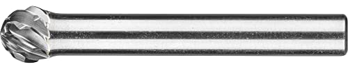 Image of PFERD HM milling bit, Ball Shape KUD, All-Round Teeth, milling bit Diameter 8 mm, Shaft Diameter 6 mm, Length 47 mm, 21001006 - for Versatile use on The Most Important industrially Used Materials