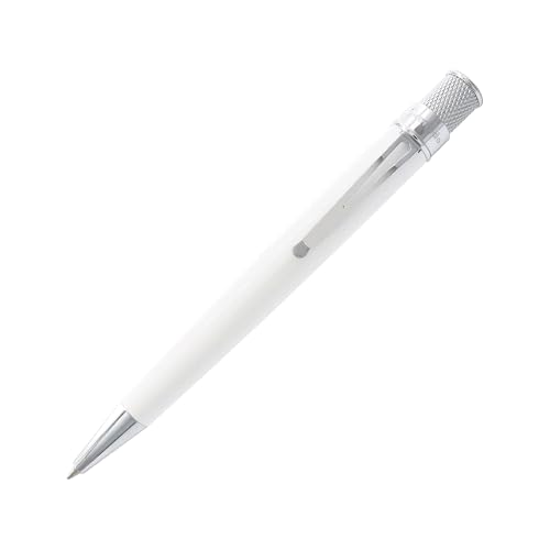 Retro 51 Tornado Classic Lacquer Glow In The Dark White Rollerball Pen