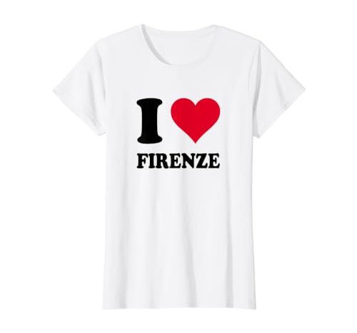 Image of I Love Florence Value Graphic T-Shirt, Women, White, XS