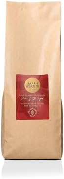 Harris & James Drinking Chocolate | Intense Dark 70% Chocolate Flakes 1kg | Decadent Bean To Bar Hot Chocolate From Cocao Beans | Hand Made in Small Batches
