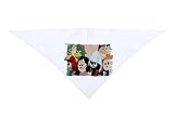MERCHANDMANIA Pañoleta triangular suave calimero personajes serie dibujos niños moda cuello fiestas