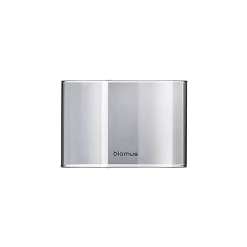 blomus Windlicht Ersatzglas -Calma- | Glas farbig | Steel Gray | Größe S...