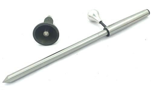 Buyohlic Centralizer Tool Kit Includes 2MT Shank Centraliser & Engineer Bell Punch For Locating Work-piece Center on Independent Lathe Chuck