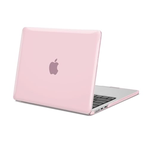 Image of MOSISO Compatible with MacBook Air 13 inch Case M5 2026 M4 2025 M3 M2 2024-2022 A3449 A3240 A3113 A2681, Scratches-Resistant Protective Hard Shell for MacBook Air 13.6 inch Case, Rose Pink