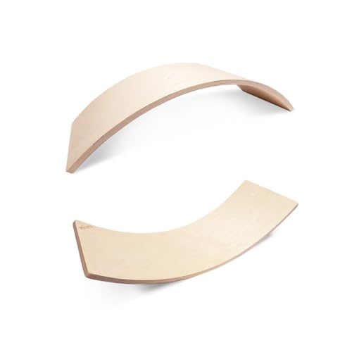 MAMOI® Planche equilibre pour enfant, Balance board, Planches d'équilibre, Jeu équilibre de proprioception en bois, Jeux motricité 1 an 2/