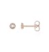 Produktbild Thomas Sabo Damen Einzel Ohrstecker Blume weißer Stein 925 Sterling Silber (1 Stück)