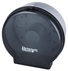 Renown 881248 Black Toilet Tissue Dispenser, Single Jr Jumbo