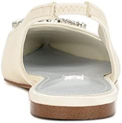 Nine West Women's BLINGY Ballet Flat, Ivory 150, 8.5 | Image 3
