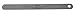 Precision Brand 19165 Steel Thickness Feeler Gage, 0.002" Thickness, 1/2" Width, 5" Length (Pack of 10)