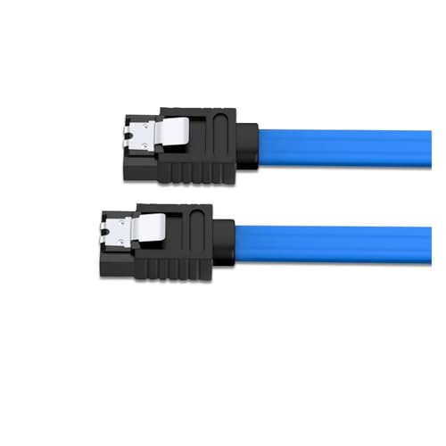 Data Cable Connection Conversion Cable SATA3 Solid State Drive Mechanical Hard Drive Optical Drive Serial Port Cable 6Gb/s Extension Cable(Blue 50CM)