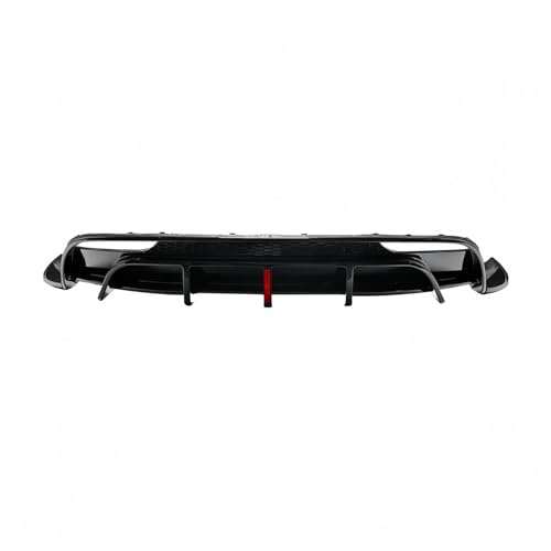 Difusor trasero para Tesla Model 3 Highland 2024 con luz piloto negro brillante