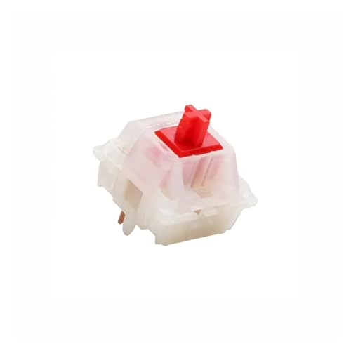 Interruptor lineal KS-3 X1 de 5 pines color amarillo-rojo para teclado mecánico