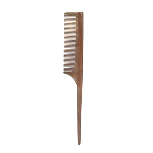 Peigne à Queue en Bois à Dents Fines en Bois, Peigne à Cheveux Peigne à Queue de Barbier et Salon de Coiffure Peigne à Queue de Rat