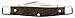 Case WR XX Pocket Knife Brown Synthetic Jigged Medium Stockman Item #106 - (6344 SS) - Length Closed: 3 1/4 Inches