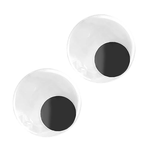 2 Pçs Olhos de Movimento, Olhos Arregalados Autoadesivos para Artesanato Diy, Decoração de Casa Com
