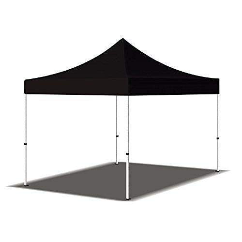 Invezo Gazebo Outdoor 10 x 10 feet Canopy Tent - 2 mins Installation - Waterproof Tent, Heavy top Cover (Black, SEMI Premium (24 KGS))-image-22