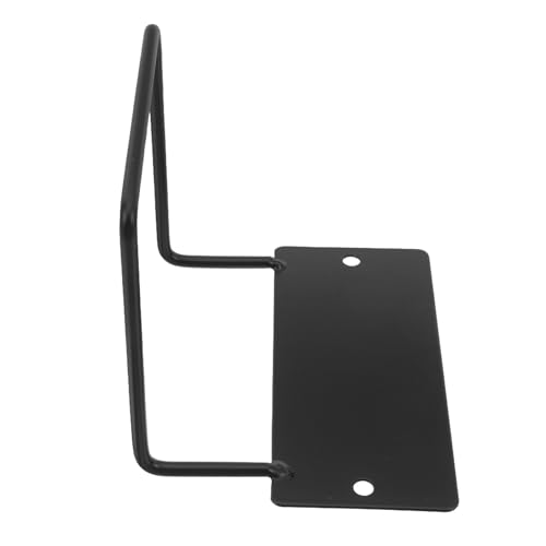 minkissy Barra de Retención de Cama de Hierro Negro de 10 Cm de Altura, Bloqueador de Colchón sin Necesidad de Taladrar, Diseño Cuadrado para Marco de Cama de Madera