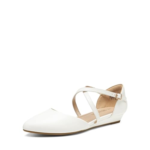 DREAM PAIRS Damen Flache Schuhe Ballerinas mit spitzer...