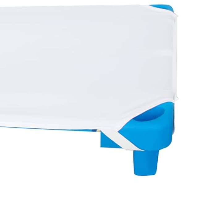 Daycare 2 Pack Toddler Pre-School Cot Sheets, 23 x 51, Breathable Microfiber Bed Nap Sheet for Boys and Girls