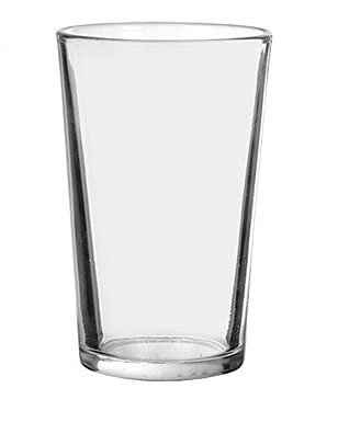 Vaso de Cristal Caña Lisa 200ml – Set 6 Unidades – Vasos Económicos Transparentes para Cañas
