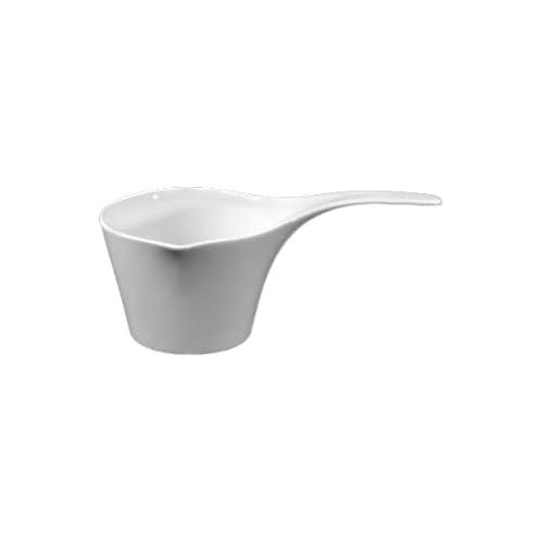 Holst Porzellan SA 225 Café de Paris - Salsera de porcelana (0,25 L, 18 x 10,5 x 9 cm, 6 unidades), color blanco