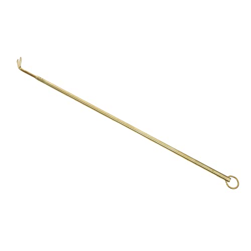 Alasum Bird cage Cleaning Tool Bird Poop Cleaning Tool Wide Bird cage Hamster Habitat Cleaning Tool Cleaning for Household use Metal Poop Brass The Bird Long Handle
