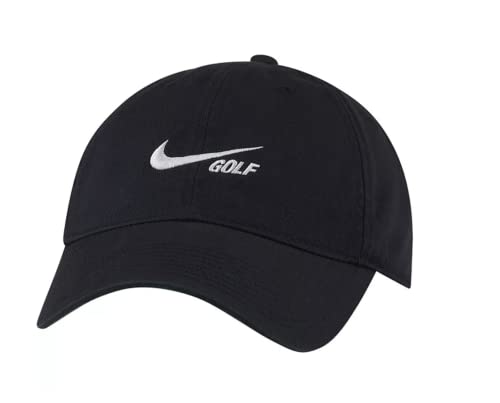Nike Unisex Heritage 86 Washed Golfmütze, bedruckt, verstellbarer Riemen,...