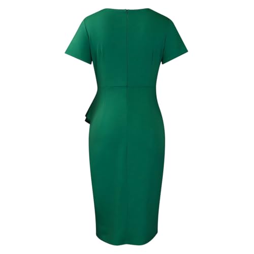 Useagrey Women's Bodycon Pencil Dress Teacher Office Church Modest Business Wear to Work Bodycon Dresses2