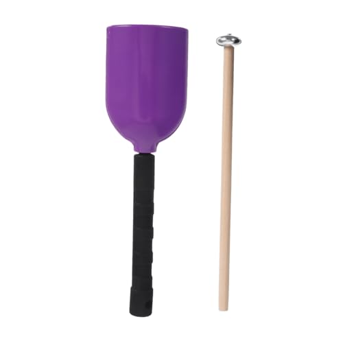 Yardwe Durable Plastic Drum Bell with Stick for Sports Events Musical Rhythm Instruments and Crowd Cheering for All Ages