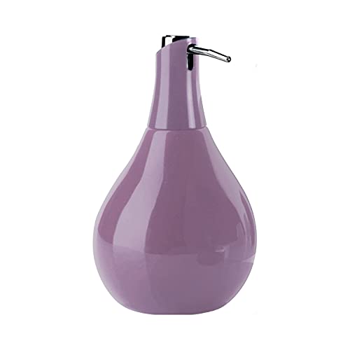 Gedy Adelaide Dosasapone, Dimensions et Poids : 17 x 10,2 x 10,2 cm et 0,2 kg, capacité du Porte-Savon 420 ML, Distributeur de Savon de Salle de Bains en...