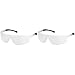 Radians RS1-10 Rad-Sequel Rubber Tipped Lightweight Glasses with Clear Lens, One Size