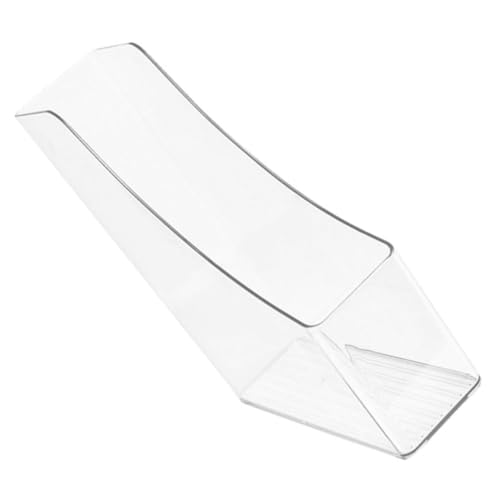 Parliky プラスチック製縦型ファイル収納ボックス オフィスデスク マガジンスタンド A4 フォルダーオーガナイザー アクリル スリム