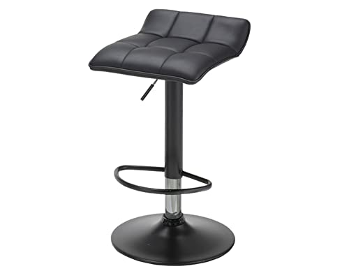 AMAZON用広告.TOCOM カウンターチェア PU座面 ブラック 座面高59〜80cm ミスト TCC-669.
