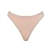 Boody Body EcoWear Women's G-String Seamless Thong G String Underwear Made From Natural Organic Bamboo Viscose Soft Breathable Eco Fashion For Sensitive Skin Nude, Medium