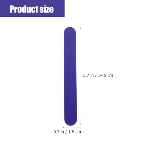 Image of ibasenice 75Pcs Plastic Tongue Depressors, 5.7'' Sterile & Unflavored, Reusable Oral Scrapers with Smooth Edges, Flexible Wax Applicators, Craft Sticks for Adults & Kids | Plastic Tongue Depressors Smooth Sterile Unflavored Flexible Wax Applicators Craft Sticks
