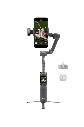Image of DJI Osmo Mobile 8P Creator Combo 3-Axis Smartphone Gimbal Stabilizer with DJI Mic Mini 2, Multifunctional Module 2, ActiveTrack 8.0, Osmo FrameTap Remote, Built-in Extension Rod & Tripod