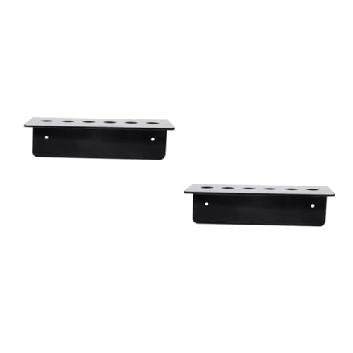 BELLIFFY 2pcs Haircut Tools Tray Wall-mounted Scissor Rack Barber Shear Holder for Stylists