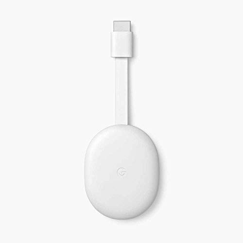 Chromecast with Google TV (4K) Snow - Streaming Stick Entertainment on Your TV with Voice Search Watch Movies Shows and Live TV in 4K HDR - (G9N9N;GZRNL)