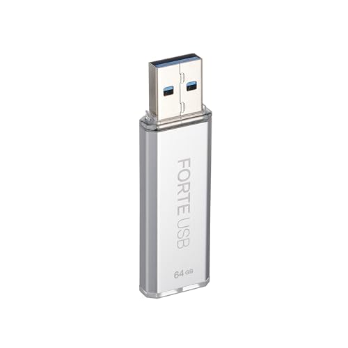 SecuX Forte - Clé USB Cryptée - USB 3.2 Gen 1 - Chiffrement XTS-AES - Authentification par Mot de Passe - Verrouillage Automatique - Boîtier en Métal...