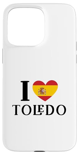 I Love Toledo �X�y�C���̃n�[�g�t���b�O �X�}�z�P�[�X iPhone 15 Pro Max �p