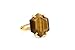 Hexagon Tiger Eye Ring in 14k Gold - Stylish Statement Jewelry - Gemstone Ring, Fashion Ring, Unique Engagement Ring, Custom Rings for Her - Available in All Ring Sizes
