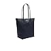 Lacoste Women's L.12.12 Concept Vertical Tote Bag, Navy Blue/Darkness Pegasus, One Size