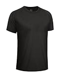 BOOJO Workout Shirts for Men - Quick Dry Moisture Wicking T-Shirts Short Sleeve Tees for Gym Running Athletic Sport