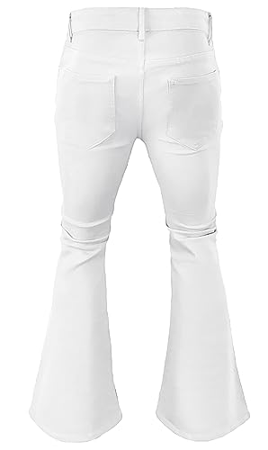 70s Disco Pants for Men,Mens Bell Bottom Jeans Pants,60s 70s Bell Bottoms Vintage Denim Pants Jeans for Men2